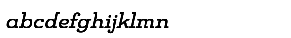 Chennai Slab Std Medium Oblique Font LOWERCASE