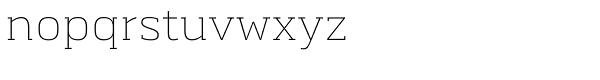 Chercher Thin Font LOWERCASE