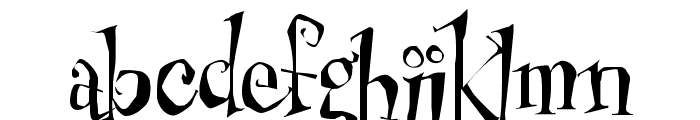 Cheshirskiy Cat Roman Font LOWERCASE