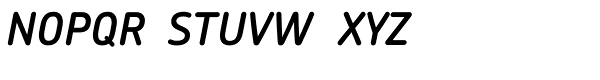 Chevin Pro DemiBold Italic Font UPPERCASE