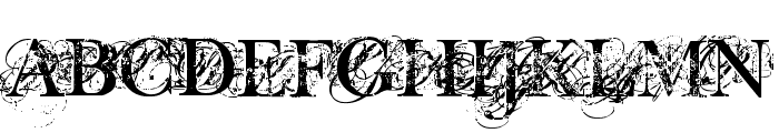 Chic decay Font UPPERCASE