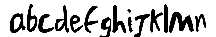 Chicken Scratch V1 Font LOWERCASE