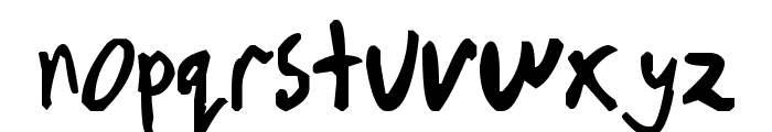 Chicken Scratch V1 Font LOWERCASE