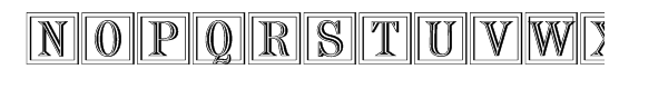 Chisel Initials (D) Font UPPERCASE