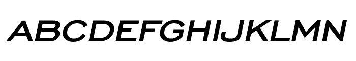 Chisel Wide Bold Italic