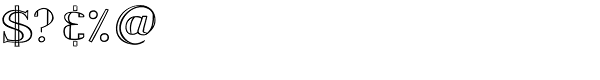 Chittenden Font OTHER CHARS