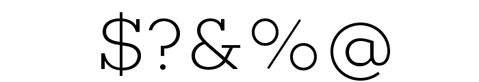 Choplin ExtraLight-DEMO Font OTHER CHARS