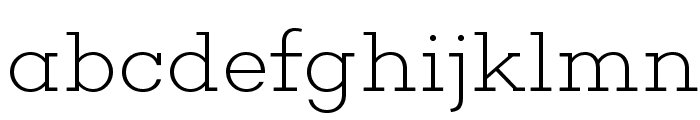 Choplin ExtraLight-DEMO Font LOWERCASE