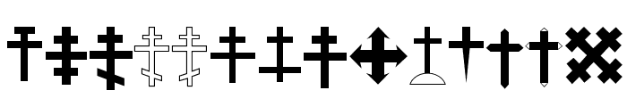Christian Crosses III Font UPPERCASE