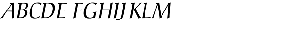 Christiana BQ-Italic Font UPPERCASE
