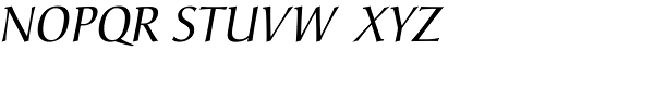 Christiana BQ-Italic Font UPPERCASE