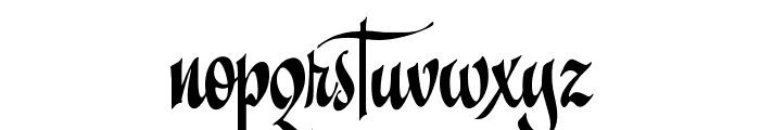 Christmas ScriptC Font LOWERCASE