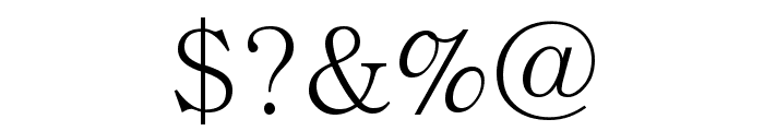 Chrysanthi Unicode Regular Font OTHER CHARS