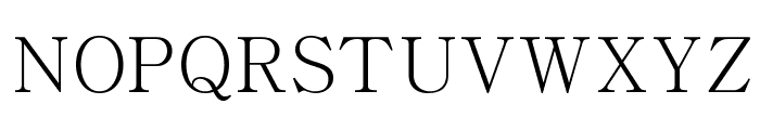 Chrysanthi Unicode Regular Font UPPERCASE