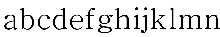 Chrysanthi Unicode Regular Font LOWERCASE