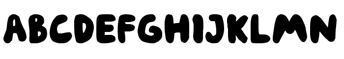 Chubby Thumbs Font UPPERCASE