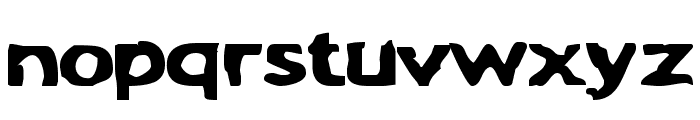 Chunk-a-Chip Font LOWERCASE