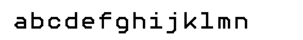 Chunkfeeder-Regular Font LOWERCASE