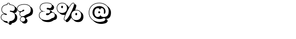 Churchward Marianna Shadow Font OTHER CHARS