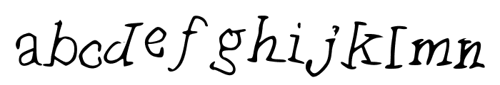 Chyldren Medium Font LOWERCASE