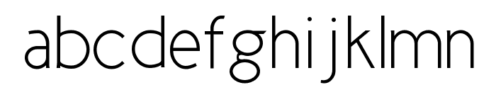 Cicle Fina Font LOWERCASE
