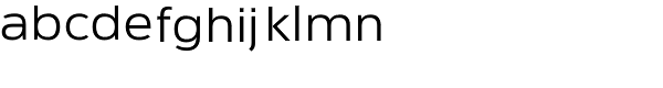 Cillian Semi Expanded Regular Font LOWERCASE
