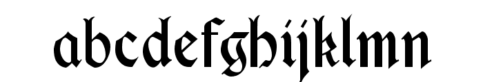 Cimbrian Font LOWERCASE
