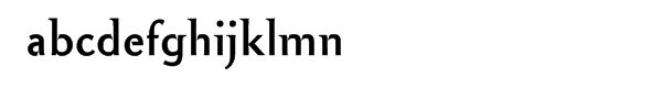 Cimiez Bold Demi Serif Font LOWERCASE