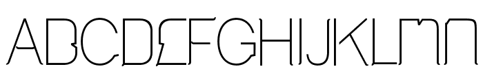 Cinga Light Font LOWERCASE