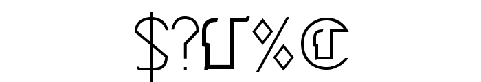Cinga Medium Font OTHER CHARS