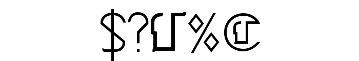 Cinga Font OTHER CHARS