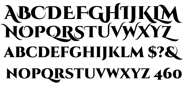 Cinzel Decorative Black Free Font What Font Is