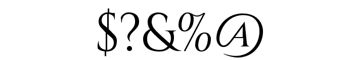 Cinzel-Regular Font OTHER CHARS