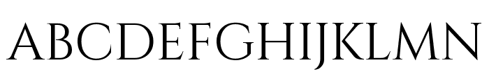 Cinzel-Regular Font UPPERCASE