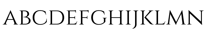 Cinzel-Regular Font LOWERCASE
