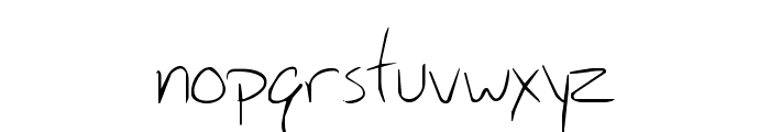 Circ Handwriting Font LOWERCASE