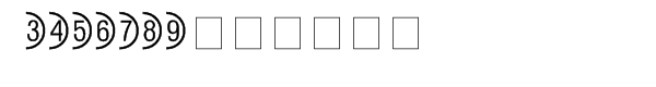 Circle Frame™ Font LOWERCASE