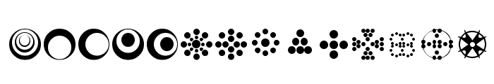 Circle Things 2 Font LOWERCASE