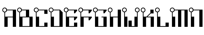 Circuit Bored NF Font LOWERCASE