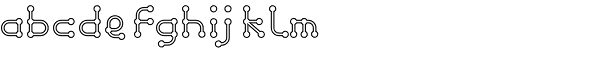 Circuit  Open Font LOWERCASE