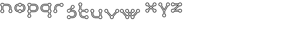 Circuit  Open Font LOWERCASE