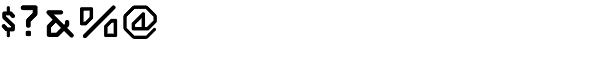 Circuitry Caps Font OTHER CHARS