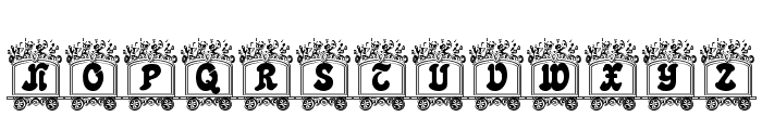 Circus train Font LOWERCASE