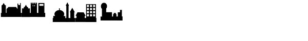 Cityscape Font UPPERCASE