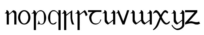 Cl Gaelach [Twomey] Font LOWERCASE