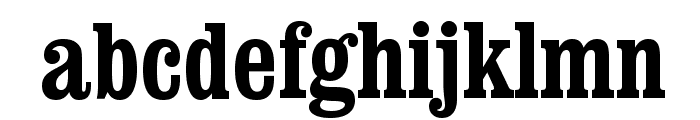 Clarendon Bold Condensed BT Font LOWERCASE