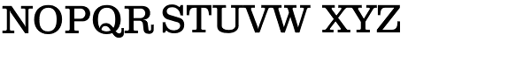 Clarendon Text SCOsF Font UPPERCASE
