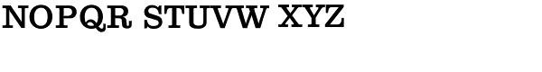 Clarendon Text SCOsF Font LOWERCASE