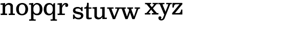 Clarendon Text Font LOWERCASE