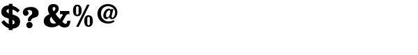 Clarendon618 Font OTHER CHARS